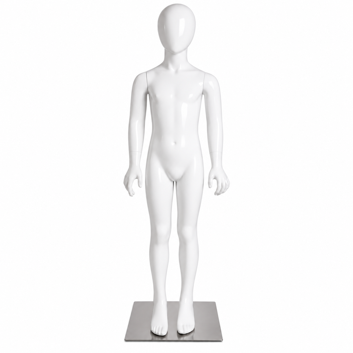 Maniquì blanco niño adolescente cuerpo completo 140 cm