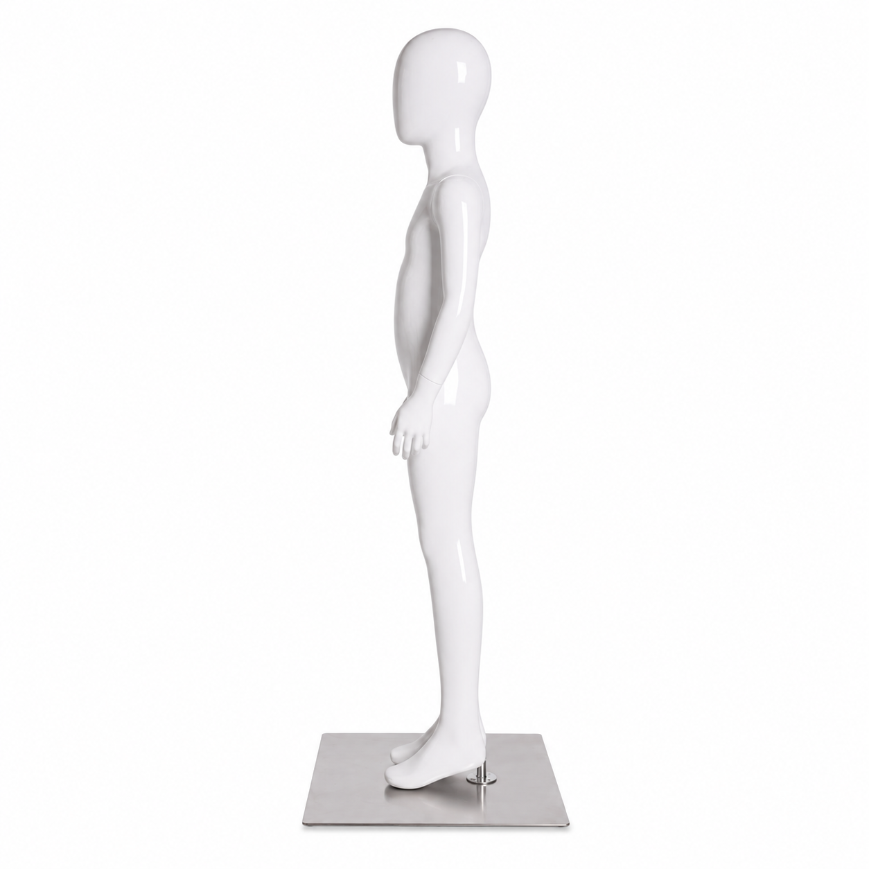 Maniquí Infantil de Niño Cuerpo Completo Blanco 125 cm