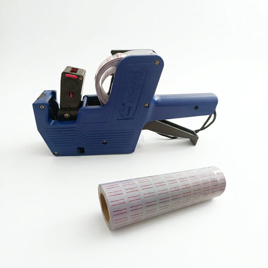 Kit Pistola Etiquetadora de Precios + Rollo de Etiquetas