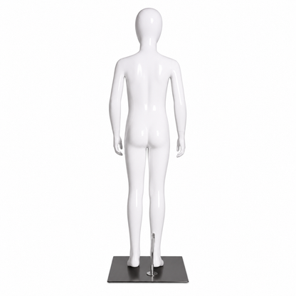 Maniquí Infantil de Niño Cuerpo Completo Blanco 125 cm