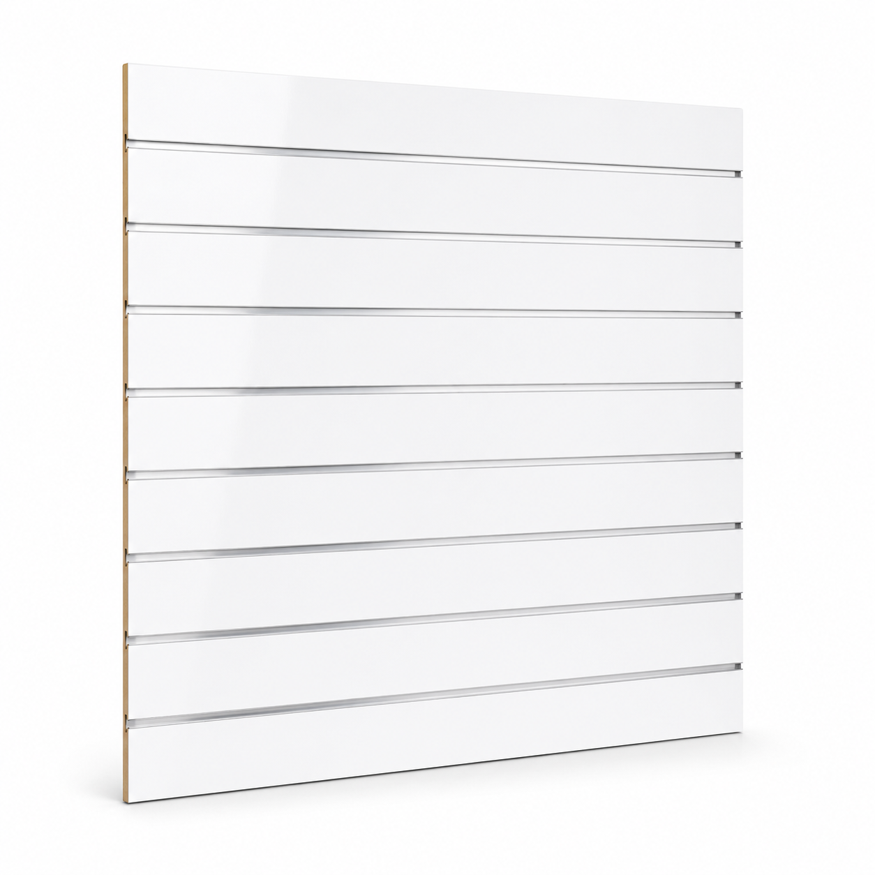 Panel Ranurado blanco Platinas De Aluminio 120cm X 120cm