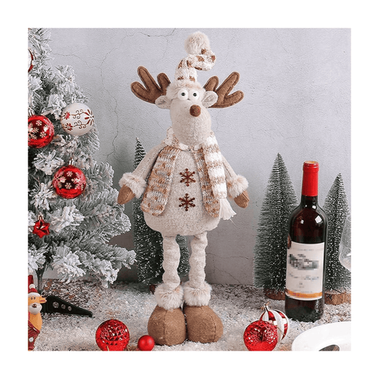 Muñecos Patas Largas Plegables Adornos Navideños 86cm