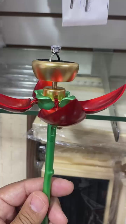 Exhibidor Para Anillos Mostrario Rosa Joyero para regalo