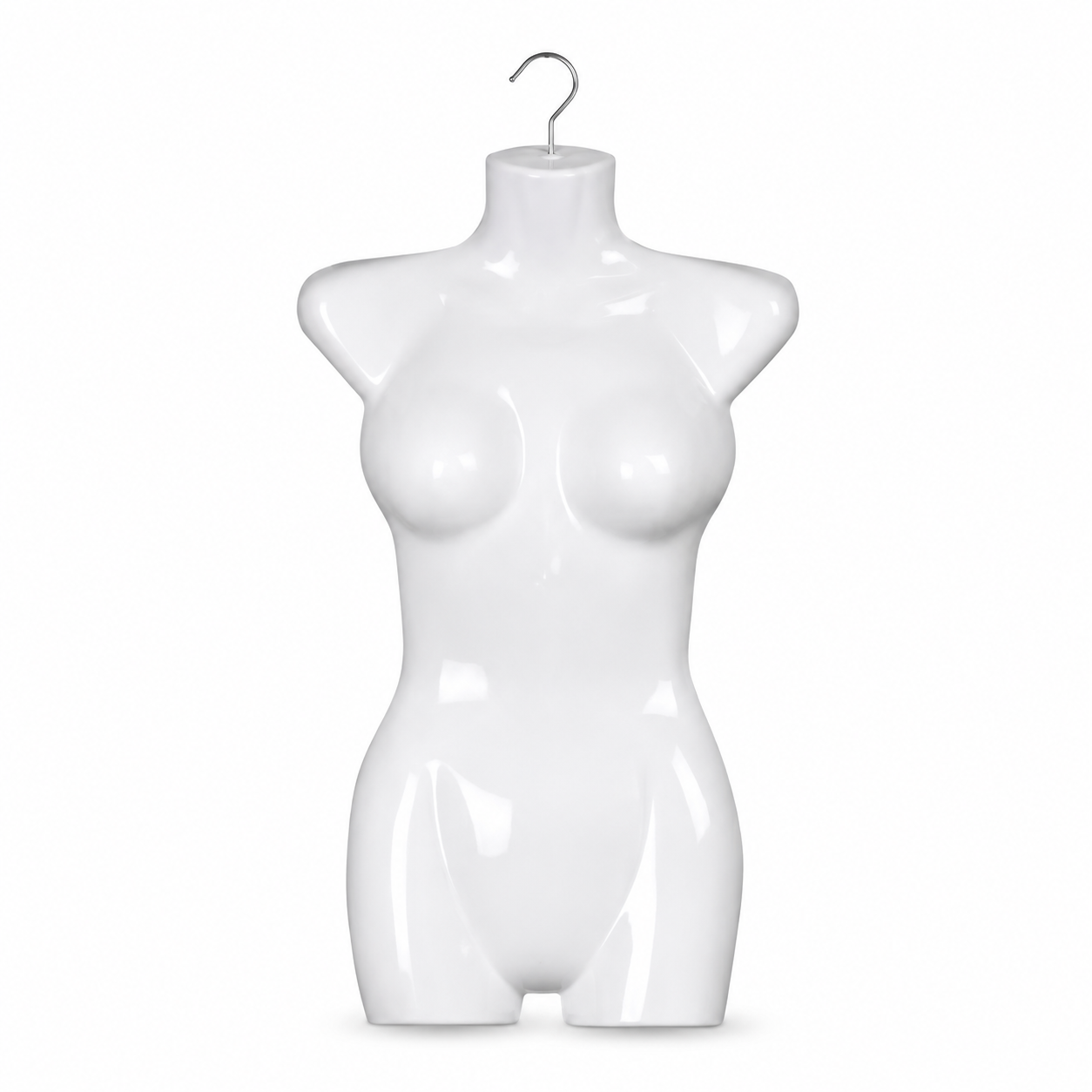 Torso Colgador para Poleras de Dama | Exhibidor de Ropa para Tiendas