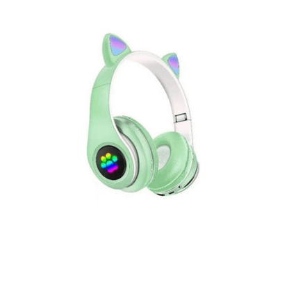 Audífono Inalámbrico Cat, Bluetooht Led Para Niños