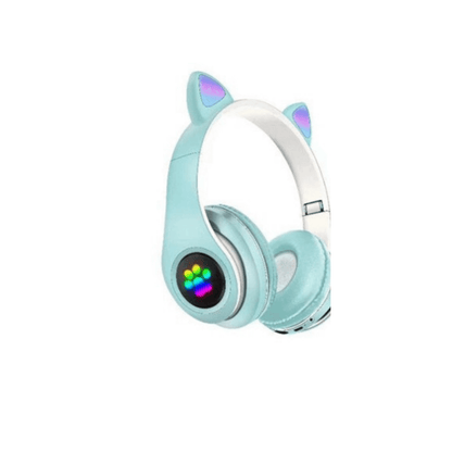 Audífono Inalámbrico Cat, Bluetooht Led Para Niños